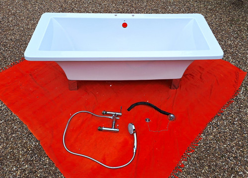 Bath free standing milan 1690 - bath, standing,