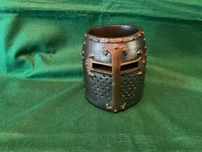 KNIGHTS HELMET DESK ORGANISER PEN HOLDER