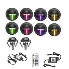 Decking Lights Kits - GEYUEYA Home WiFi Controller Φ35mm Step Stairs Lights Low