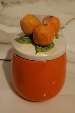 Vintage Marmalade Orange Jar