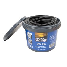 Stormguard uPVC Window Bubble Door Gasket – 25m Black Rubber Seal Replacement