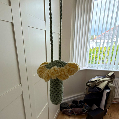 Crochet bag charm lip balm - crochet,