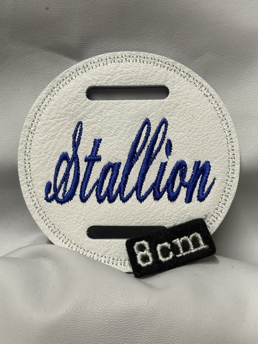 8cm white leather - ,