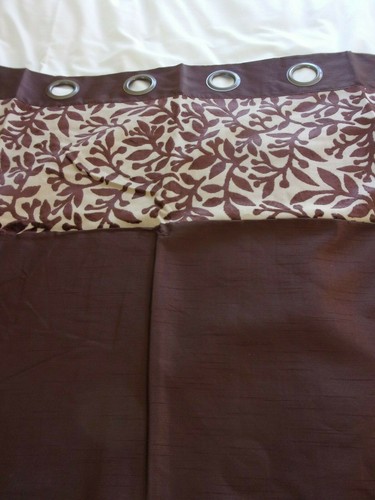 Brown faux silk velvet lined - brown,