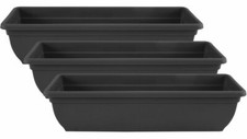 60cm black trough - x,