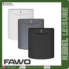 FAWO 240v 16a Mains Inlet with Magnetic Flap White/Grey/Black Motorhome/Caravan