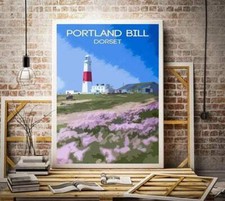 Travel Poster of Portland Bill
