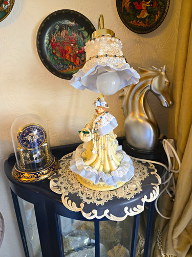 Victorian lady figurine - victorian,