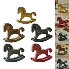 Wooden rocking horse