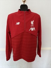 Mens Liverpool FC 1/4 Zip Size XL Extra Large  Training Drill Top New Balance