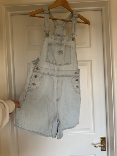 Levi denim short overalls - denim,