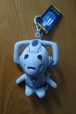 Doctor Who TALKING CYBERMAN Soft Toy Keyring with Tags SFX with sounds