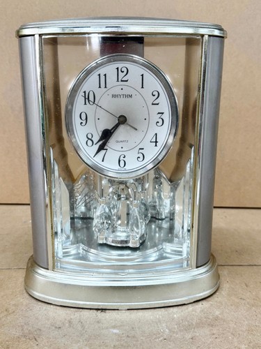 Vintage rhythm mantel clock - mantel,