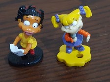 Paramount Pictures Viacom Rugrats- Angelica & SUZIE -Pencil Topper Figure Toy 2"