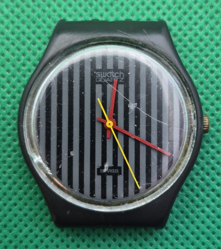 Swatch 1985 pinstripe ga102 - 1985,