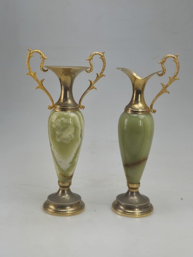 Antique onyx urns - onyx,