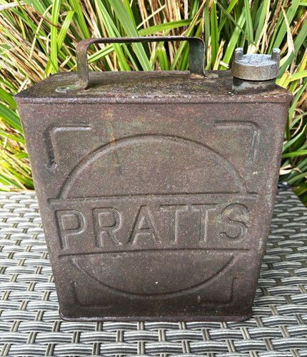 Pratts vintage embossed metal - vintage,