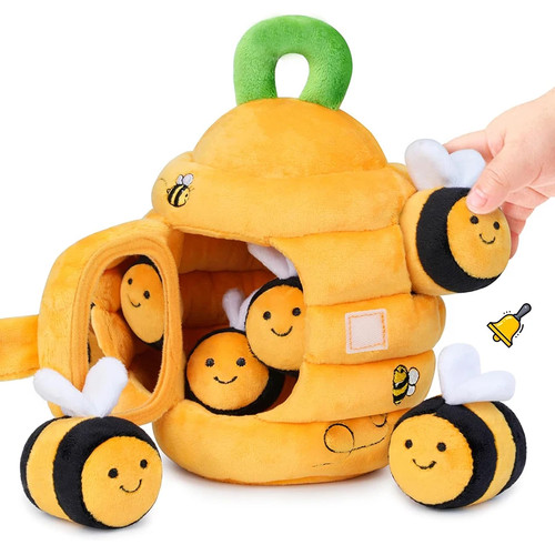 Soft baby beehive toy - baby,