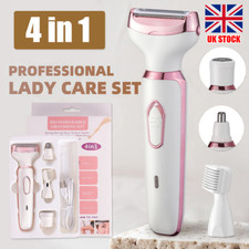 Electric Razor Shaver Women Hair Remover Rechargeable Wet Dry Painless Lady Body