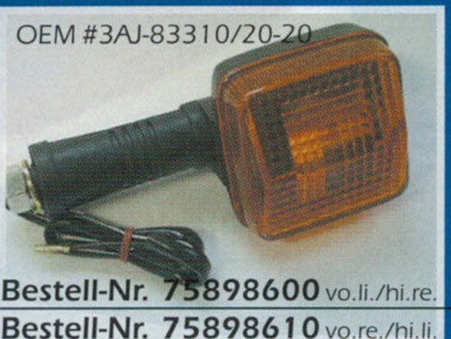For yamaha 600 turn - for,