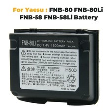 Battery For FNB-80Li YAESU VERTEX VX-5R VX-6R VX-7R VXA-710 HX-471S Radio