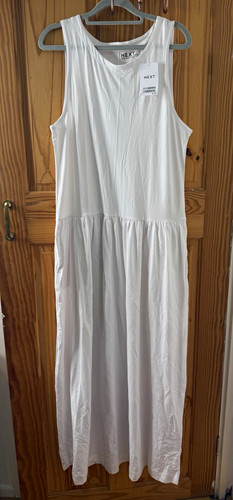 Next white drop waist - drop, long