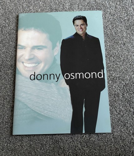 Donny osmond concert programme - osmond,