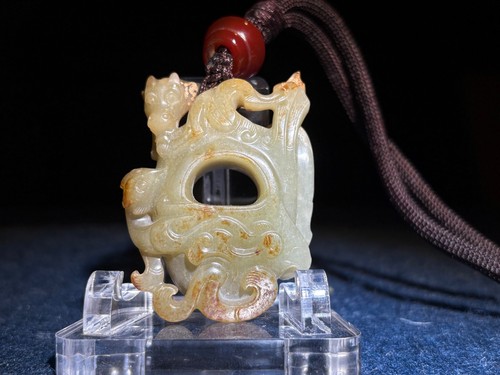 China old han white jade - han,