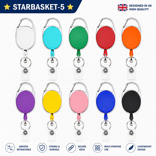 Retractable badge reel holder - badge,