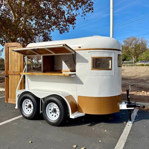 Vintage style mobile food - style,