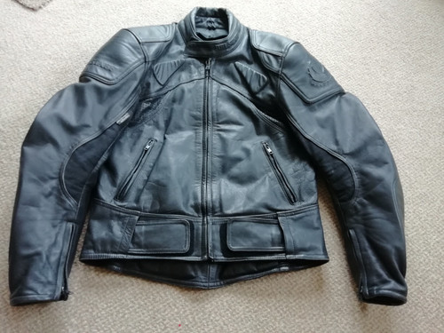 Belstaff men black leather - black,