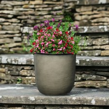 Ceramic Effect Flower Pot –