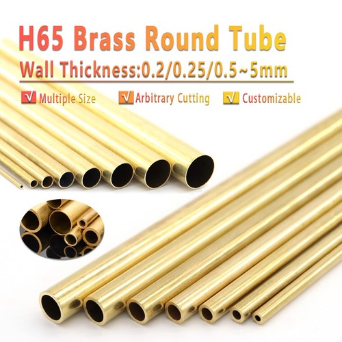 Brass hollow tube 6mm - hollow, 0.6mm