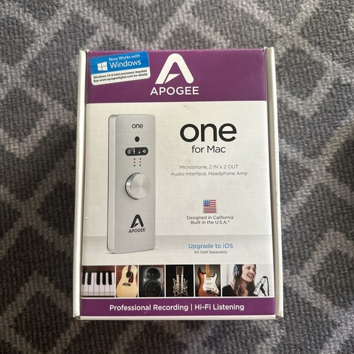 Apogee one for mac - for, audio