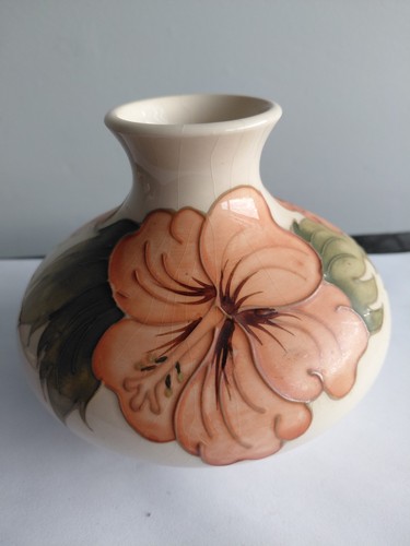 Moorcroft cream coral - cream, hibiscus