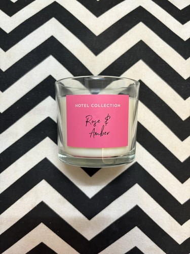 Aldi rose amber candle - rose,