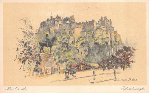 The castle edinburgh - the,