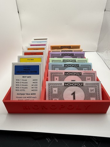 Monopoly players organiser - players,