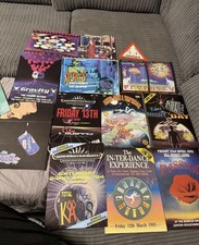 Rave Flyers Job Lot 1990’s