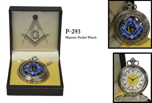 Masonic pocket watch silver - pocket,
