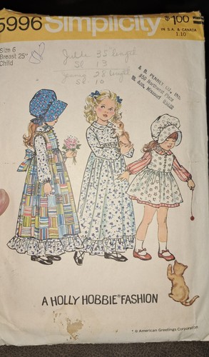 Simplicity sew pattern - simplicity,
