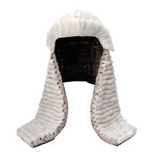 Judges Full Bottom Wig in White/Grey - Knights Legal Outfitters