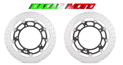 Pair front brake discs - of,