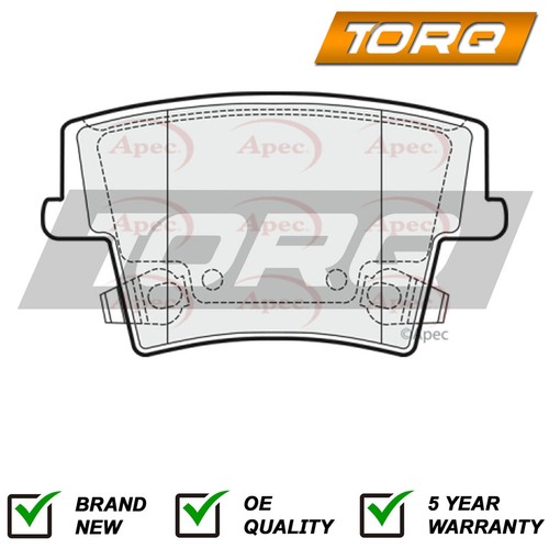 Brake pads set rear - pads,