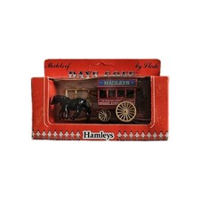 LLEDO DAYS GONE 1983/84 HAMLEYS HORSE DRAWN BUS  WITH ORIGINAL FIGURES.