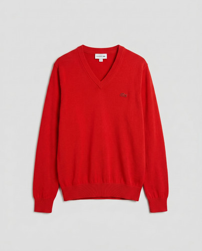Lacoste red knitted merino - lacoste,