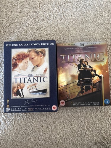 Titanic blu ray deluxe - blu-ray, 3d