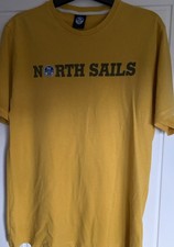 North Sails Men’s T-shirt, Size Gold Colour, Small, Great Condition