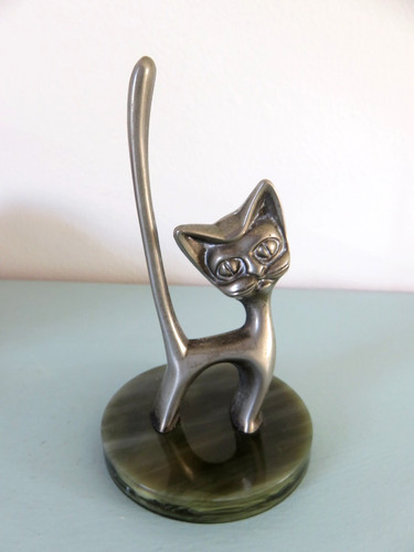 Seba silver plated - silver, cat