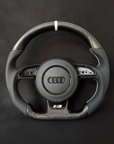 Audi white stripe carbon fibre - stripe,